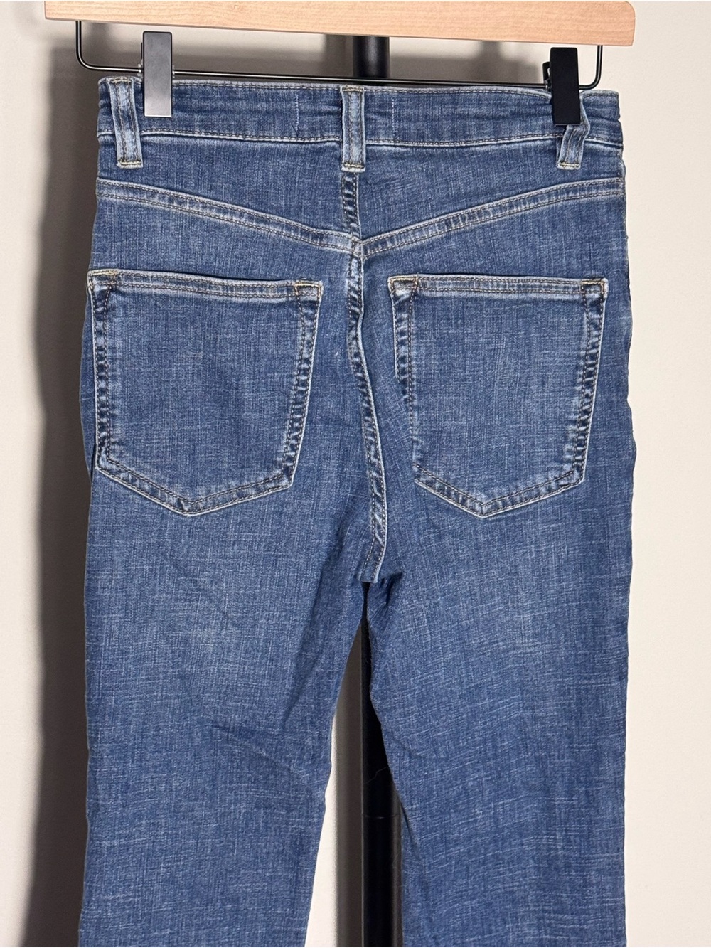 We The Free Bell Bottom Jeans High Rise  Retro Vintage Y2K Sz 25 - Picture 10 of 11